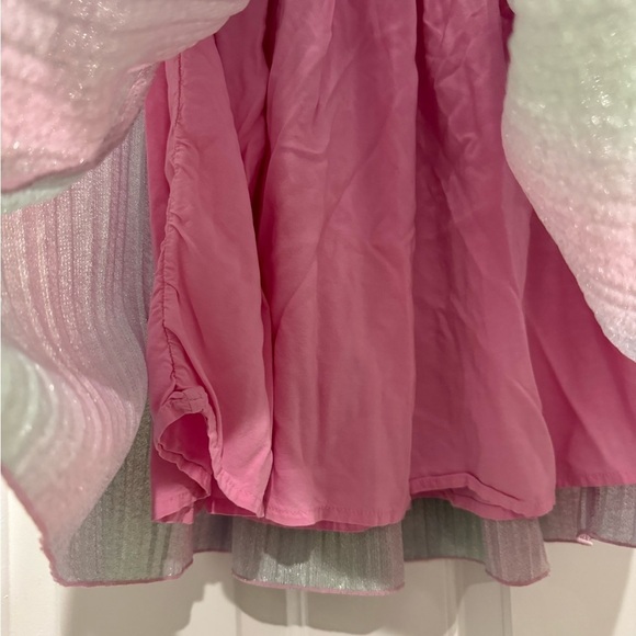Billieblush skirt metallic pleated multicolor shimmer girl size 10 rainbow NWOT - Picture 6 of 9
